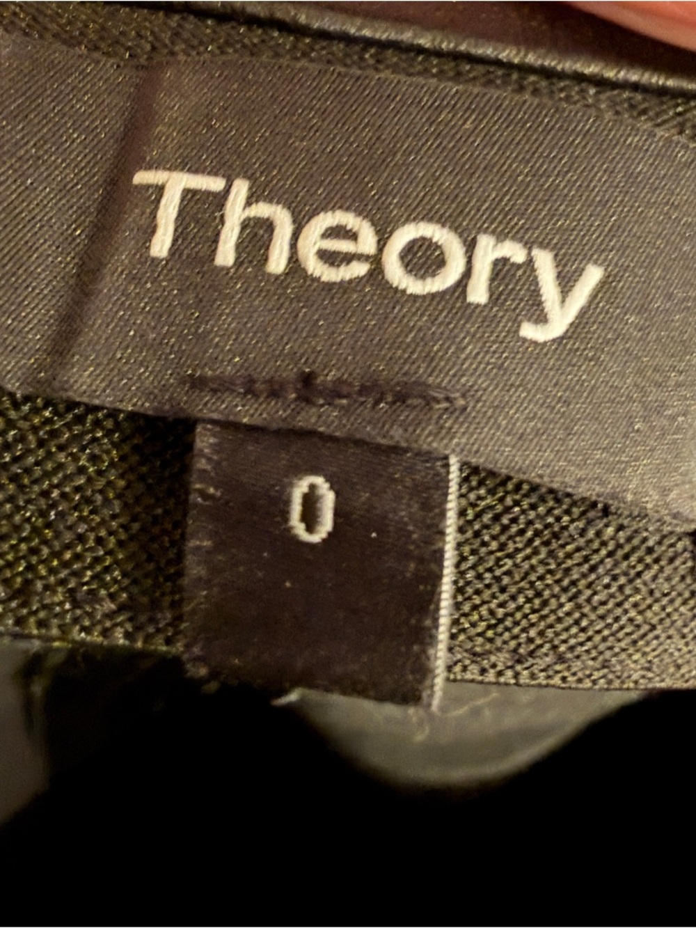 Theory Black Lamb Leather Leggings size 0 - Picture 8 of 14